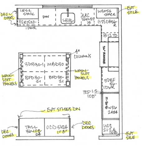 durasupreme inset cabinet layout