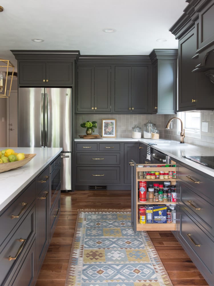 St Louis kitchen remodel dark gray - Habral (5)