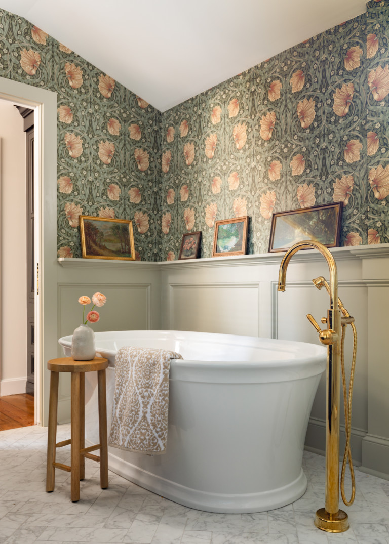 Wallpaper Makes the Room | Karr Bick Kitchen & Bath Portfolio | St. Louis