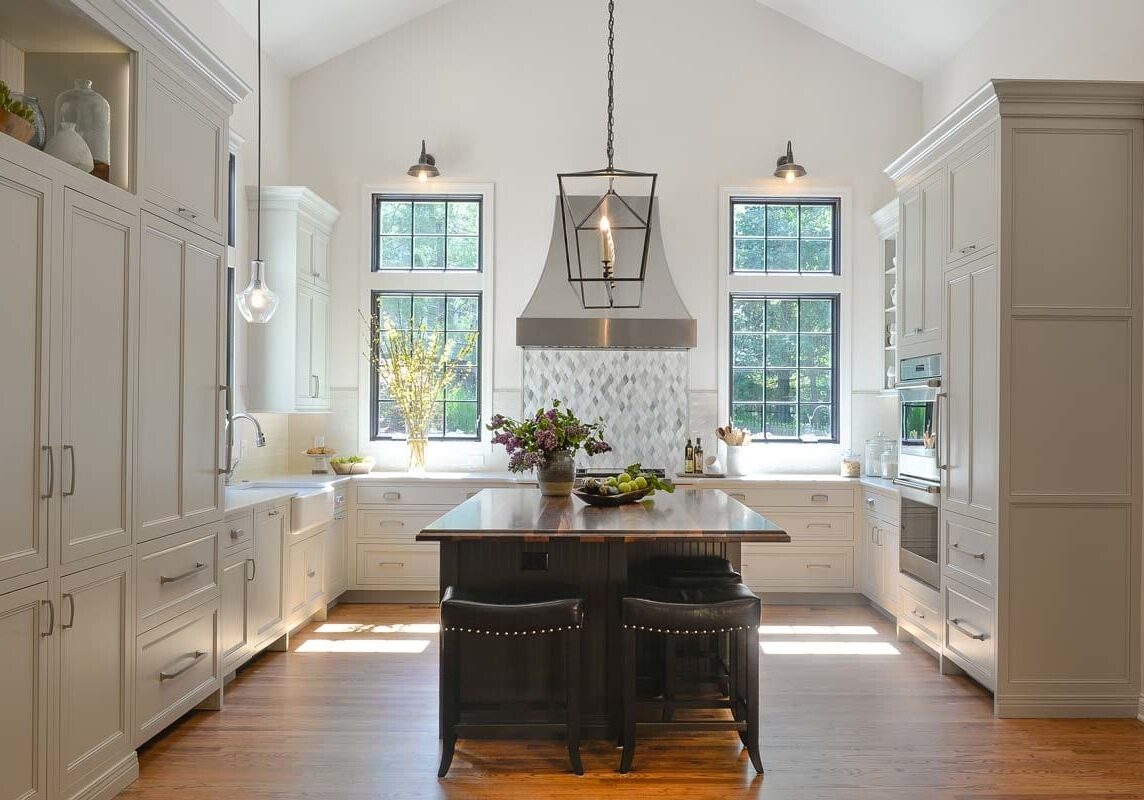 ELFANBUAM-questover-lane-featured grey kitchen remodel with wood tops and metal hood