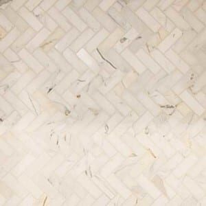 Ferndale-Kitchen-inspiration-2 close up of cream colored herringbone tile
