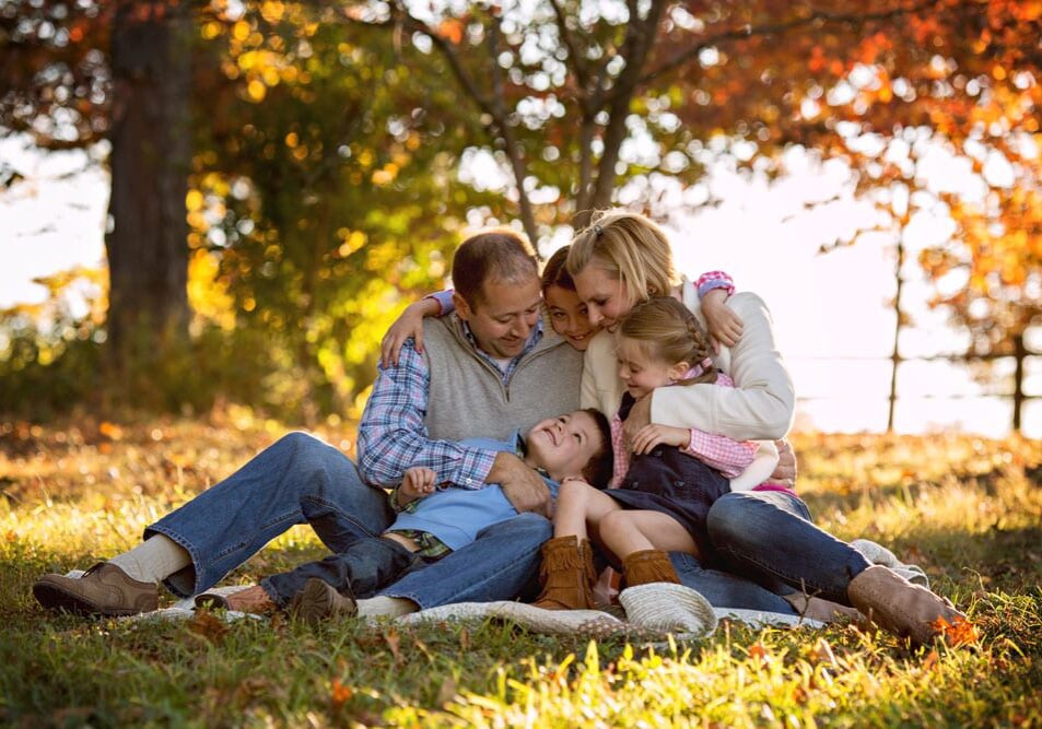 Jenny and Todd Rausch Family St. Louis Kitchen Cabinet Family