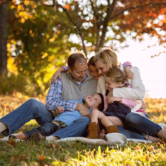 Jenny and Todd Rausch Family St. Louis Kitchen Cabinet Family