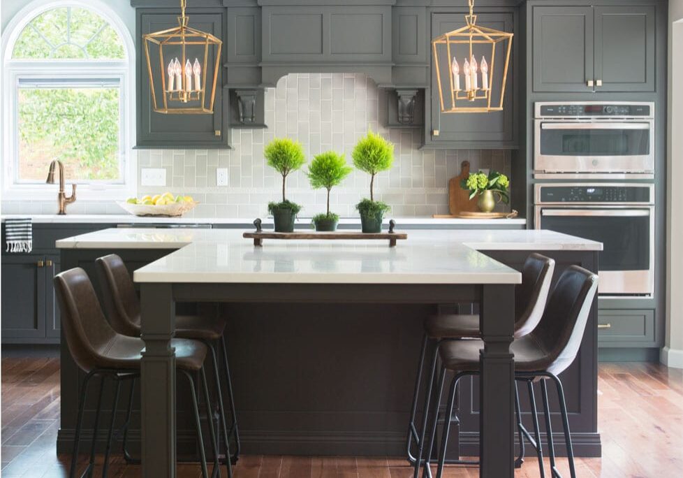 St Louis kitchen remodel dark gray - Habral (7) Pendant lighting to light up your island