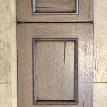 distressed cabinet finish