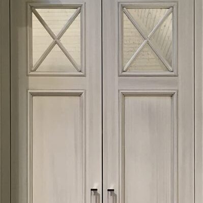 glazed cabinet finish