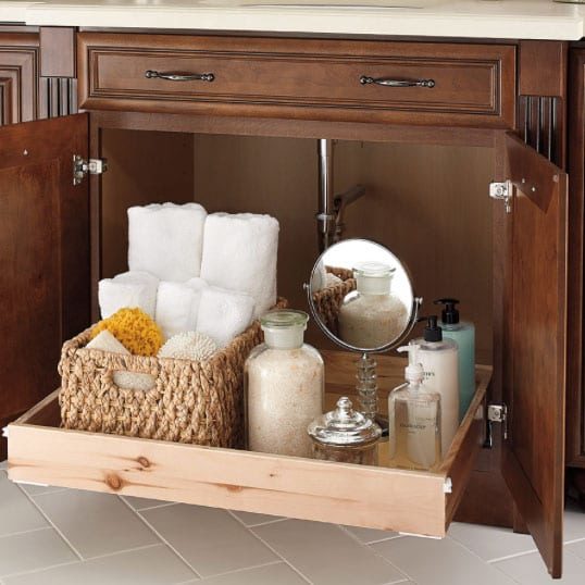 under sink pullout drawer