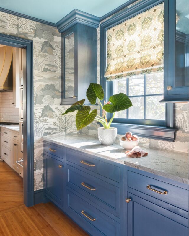 herringbone floor in laundry room - Karr Bick Kitchen & Bath